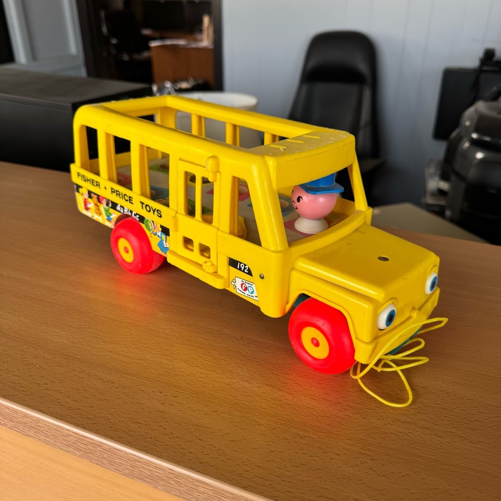 Vintage 1960’s Fisher-Price School Bus